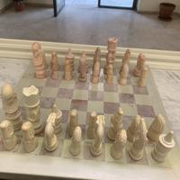 SCACCHIERA IN PIETRA SAPONARIA AFRICANA