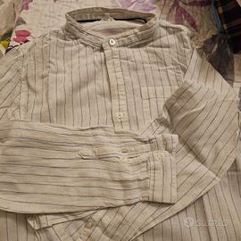 camicia bambino in lino e cotone