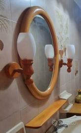 Specchiera con applique