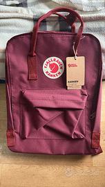 zaino Fjallraven Kanken Rosso/Bordeaux