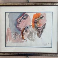 G. RUFFINI - ACQUARELLO 1968