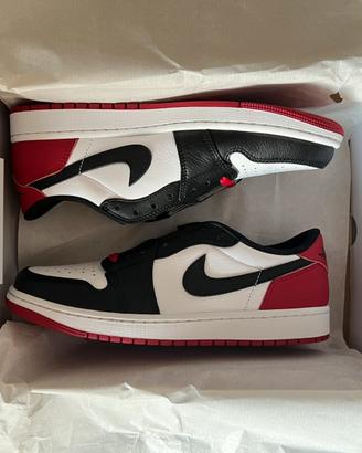 Jordan 1 Retro Low OG "Black Toe"