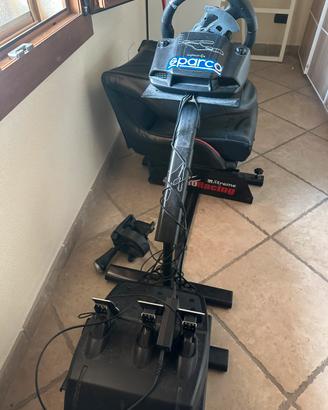 Logitec g29 con cambio manuale e sedile richiudibi