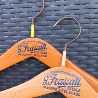 Coppia di Gucce Vintage in legno-G Frassati Biella