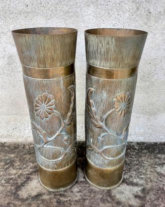 Ww1 bossoli trench art prima guerra mondiale
