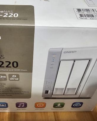 NAS QNAP TS220 2 X 1TB WD RED
