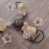 lampadario ferro battuto 