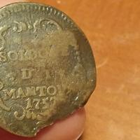 Raro Soldone di Mantova 1757