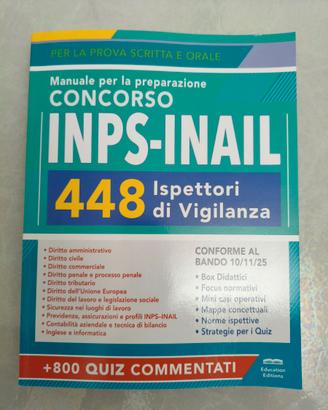 manuale concorso INPS-INAIL ispettori vigilanza
