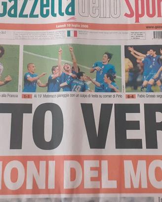 la gazzetta dello sport 10 luglio 2006