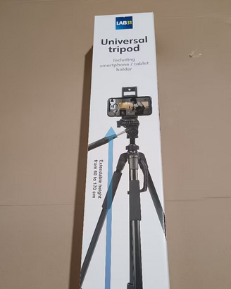 treppiede per fotocamera, smartphone e tablet