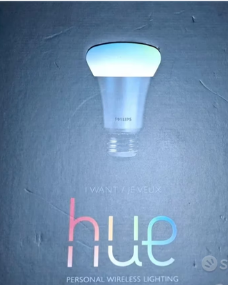 Philips Hue Kit 3 Lampadine E27 Color + Bridge V1