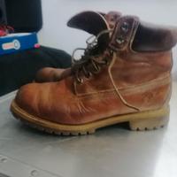 scarponcini timberland 42  W8 in pelle 