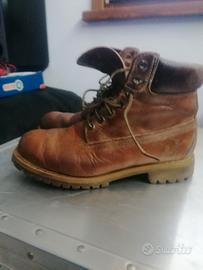 scarponcini timberland 42  W8 in pelle 