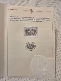 francobollo Edison - edizione limitata 140mo anniv