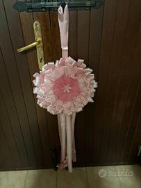 Fiocco nascita rosa