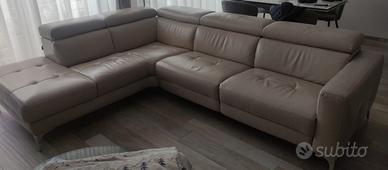 divano angolare in pelle Egoitaliano