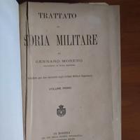 TRATTATO DI STORIA MILITARE - VOLUME PRIMO (1892)