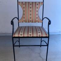 Sedia vintage in ferro battuto – perfetta, 25 €!