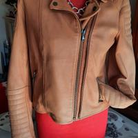 Giubbino pelle cognac 