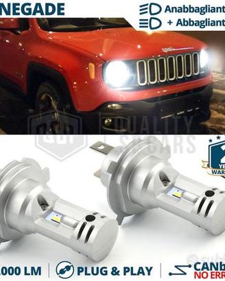 Lampadine LED per Fari Jeep Renegade + Diurne Led