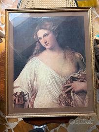 Stampa vintage "Flora" Tiziano