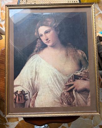 Stampa vintage "Flora" Tiziano