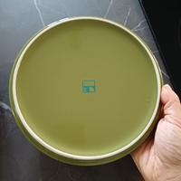 piatti rotondi verdi SCR Ceramica Laveno