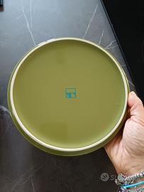 piatti rotondi verdi SCR Ceramica Laveno