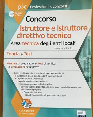 libro concorso istruttore e istruttore tecnico