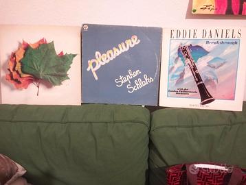 Lotto tre dischi in vinile generi musicali diversi