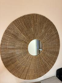 Specchio in vimini Maison du Monde