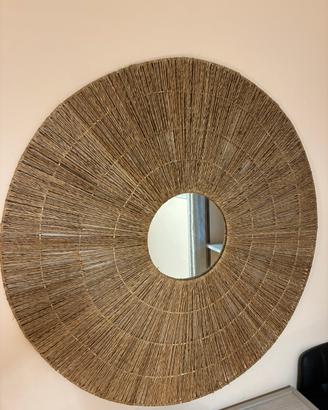 Specchio in vimini Maison du Monde