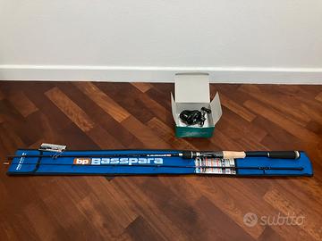 Canna Basspara BPC 632 M nuova + mulinello Daiwa