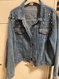 Giubbino di jeans con perline