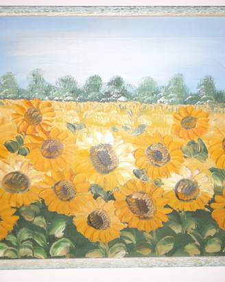 Dipinto "I Girasoli" olio su tela