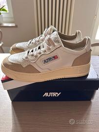 SNEAKERS MEDALIST LOW BIANCA E SUEDE SPONGE