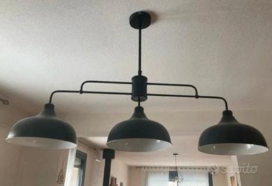 Lampadario stile industriale 