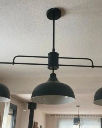 Lampadario stile industriale 
