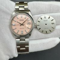Rolex oyster precision ref. 6694 dial rosa antico