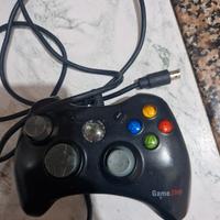 Game stop wired xbox 360 controller black nero