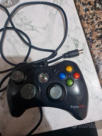 Game stop wired xbox 360 controller black nero