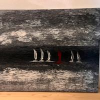 Quadro con barche a vela
