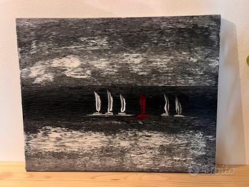 Quadro con barche a vela