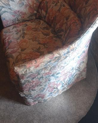 poltrona con stoffa sfoderabile 