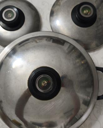 padella amc 8013  in aggiunta 2 coperchi 