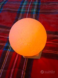 Lampada Luna luci colorate ricaricabile