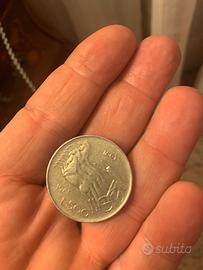 Moneta 500 lire 1861-1961