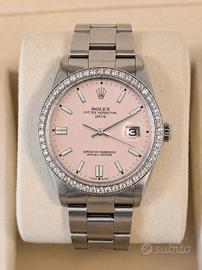 Rolex Date 34 mm. - Pink Dial