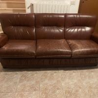 Divano in cuoio anni 70